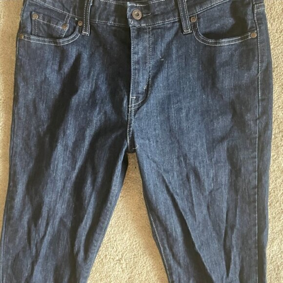 Levis Mid Rise Skinny Jeans Size 14 S/C - Picture 7 of 9